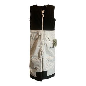 Arctix Unisex Child Limitless Fleece Top Bib Overalls White Size 2T